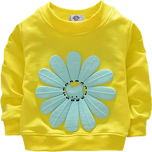 Miniatura 7 de Conjunto de ropa de girasol para niñas pequeñas, camiseta de manga larga y pantalones, 2 piezas, ropa de otoño