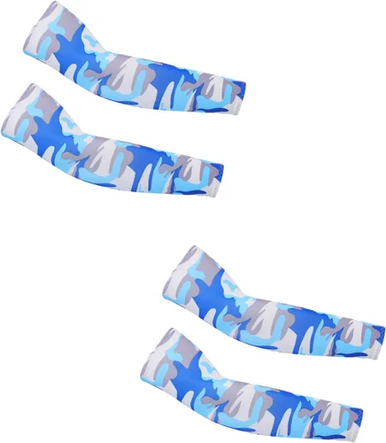 Miniatura 21 de PFFY 2 Pairs UV Protection Cooling Arm Sleeves for Men and Women UPF 50 Sun Sleeve