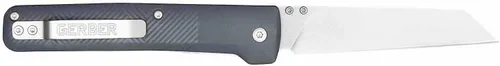 Miniatura 8 de Gerber Gear Pledge Pocket Knife with Pocket Clip - 3.7" Full Panel Plain Edge Blade Folding Knife - EDC Gear and Equipment Azul (Urban)