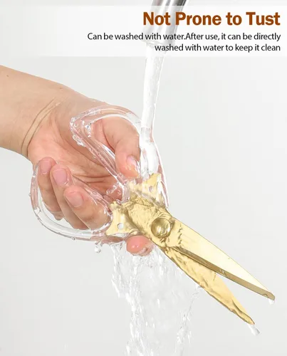 Miniatura 4 de Tijeras de cocina y tijeras afiladas, tijeras de cocina de 8.0 pulgadas, tijeras de cocina para carne y aves, aptas para lavavajillas, tijeras