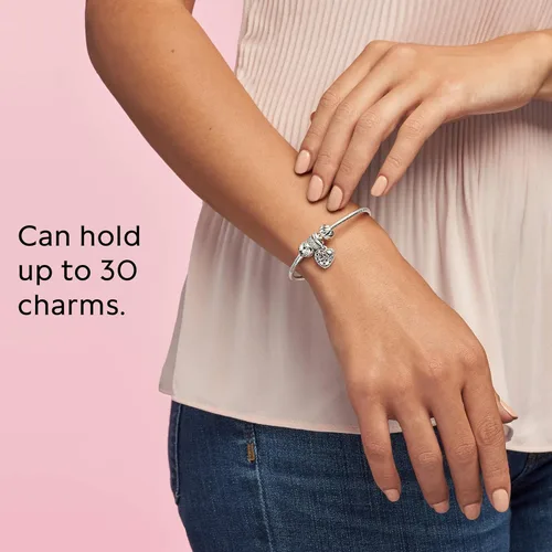 Miniatura 6 de Pandora - Brazalete de serpiente, brazalete con dijes, joyería Smooth Moments