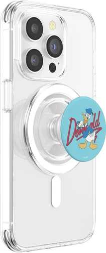 Miniatura 3 de Disney Mickey y sus amigos Donald Duck Signature Retrato PopSockets MagSafe PopGrip para iPhone