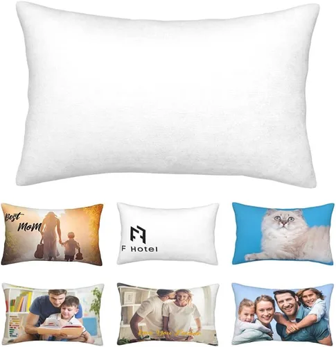 Funda de almohada decorativa personalizada con foto de pareja, funda de cojín decorativo personalizada, fundas de almohada personalizadas para
