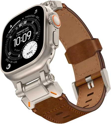 Miniatura 30 de KADES Correa deportiva resistente de TPU para Apple Watch Ultra 3/2/1 de 1.929 in, conectores metálicos para Apple Watch Series 11/10/SE3 de 1.81