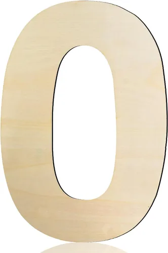 Miniatura 22 de Letras de madera de 8 pulgadas de alto, letra de madera D de 1/5 pulgada de grosor, letras del alfabeto de madera sin terminar para decoración