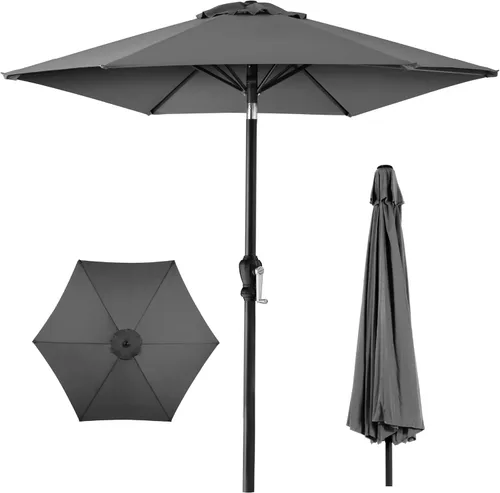 Miniatura 17 de Best Choice Products Sombrilla de patio al aire libre de 10 pies, sombrilla de mesa para exteriores, sombrilla de patio, sombrilla de mercado con 8
