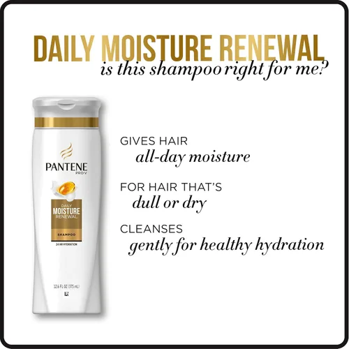 Miniatura 7 de Pantene Daily Moisture Renewal Duo set, champú de 12.6 onzas y acondicionador de 12 onzas