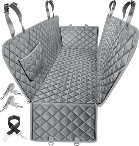 Miniatura 8 de URPOWER Funda de asiento para perro, hamaca 100% impermeable, 600D, resistente, a prueba de arañazos, antideslizante, duradera, suave