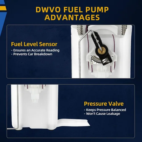 Miniatura 5 de Bomba de combustible DWVO compatible con Chevy Suburban 1500/GMC Yukon XL 1500 V8 5.3L 2000-2001
