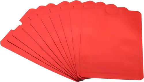 Miniatura 7 de PATIKIL Mangas de bloqueo RFID, fundas de aluminio para prevención de robo de identidad, fundas protectoras seguras para tarjetas de crédito, Negro