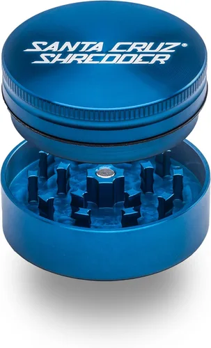 Miniatura 10 de Santa Cruz Shredder Molinillo de hierbas de metal con parte superior moleteada para un agarre más fuerte, 2 piezas de 2.2 pulgadas (negro)