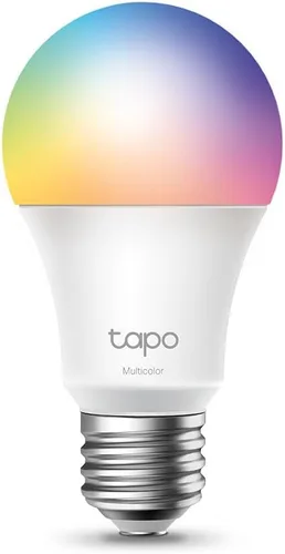 Tapo TP-Link - Bombillas inteligentes, 16M colores RGBW, regulables, configuración sin frustraciones de Alexa, A19, equivalente a 60W, CRI>90 de 800