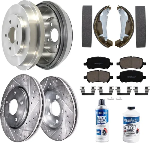Miniatura 27 de Detroit Axle - Kit de freno delantero para Chevy GMC Silverado Sierra Yukon XL Express Savana Suburban 1500 Tahoe Avalanche Cadillac Escalade Pinza