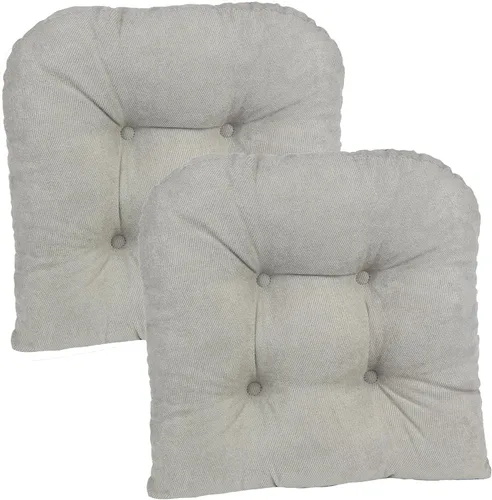 Miniatura 56 de Klear Vu Gripper Overstuffed - Cojines universales antideslizantes para silla de comedor para decoración de cocina o uso de oficina, almohadilla