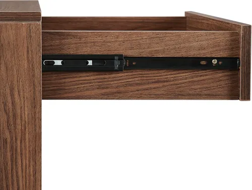 Miniatura 13 de Crosley Furniture Liam - Mesa auxiliar y soporte para tocadiscos con almacenamiento para discos de vinilo, nogal