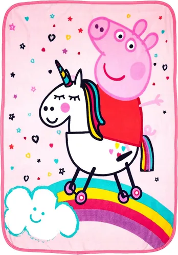 Miniatura 14 de Peppa Pig - Ropa de cama para niños, manta súper suave de micro raschel, 46 x 60 pulgadas, por Franco, las impresiones pueden variar