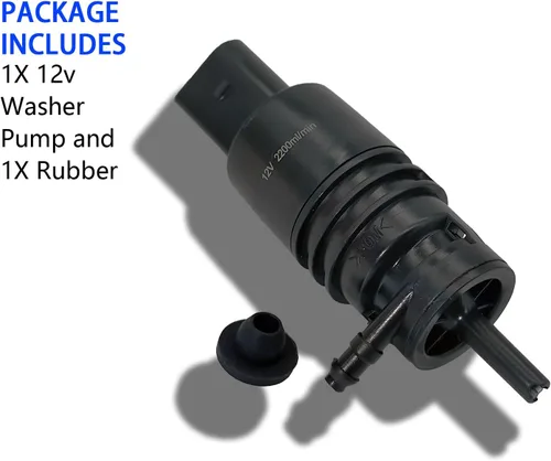 Miniatura 4 de AMCC Bomba de limpiaparabrisas con ojal – Reemplazo del motor de la arandela: 2218690121 Compatible con motor de lavadora 21323-232316B compatible
