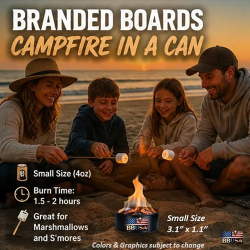 Miniatura 8 de Campfire in a Can - Made in USA - Portable Mini Fire Pit for Marshmallows & S’Mores - Hiking, Backpacking, Hunting, Fishing & Camping - Tactical