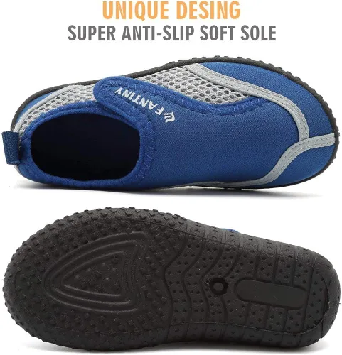 Miniatura 3 de CIOR Zapatos de agua para niños pequeños, zapatos acuáticos para piscina, playa, deportes deportivos para niñas y niños