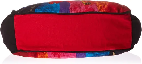 Miniatura 4 de Laurel Burch 80367 Hobo Medium Zipper Top 15" X4.5" X9", Wild Horses of Fire
