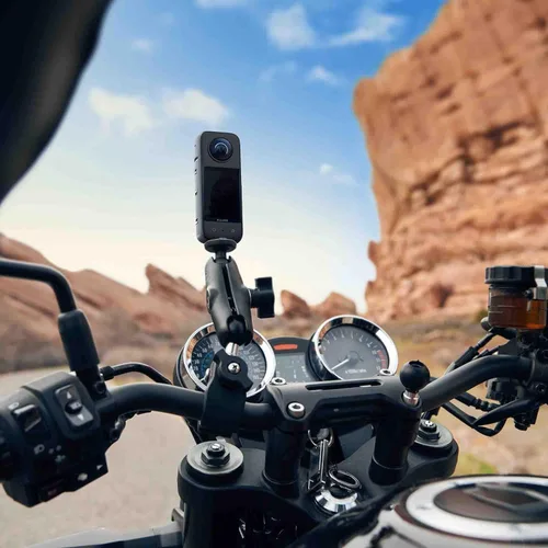 Miniatura 3 de Insta360 Paquete de motocicleta X4: cámara de acción 8K impermeable 360 con sensores de 1/2 pulgada de 48 MP, video HDR 8K 360, incluye paquete