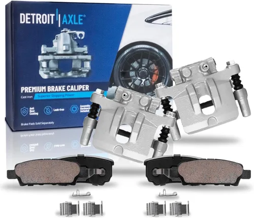 Miniatura 14 de Detroit Axle - Kit de freno delantero para Ford F-150 2010-2011, Ford Expedition Lincoln Navigator 2010-2021, repuesto de pastillas de freno