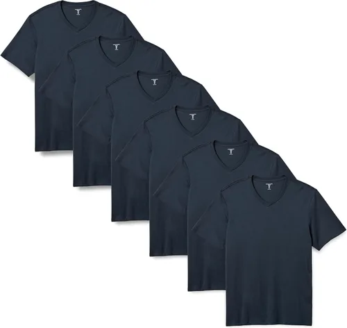 Miniatura 9 de Amazon Essentials Camiseta de manga corta con cuello redondo para hombre, ajuste regular, paquete de 6