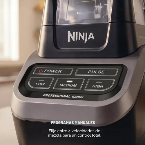 Miniatura 5 de Licuadora profesional Ninja BL610, Negro Negro /Gris