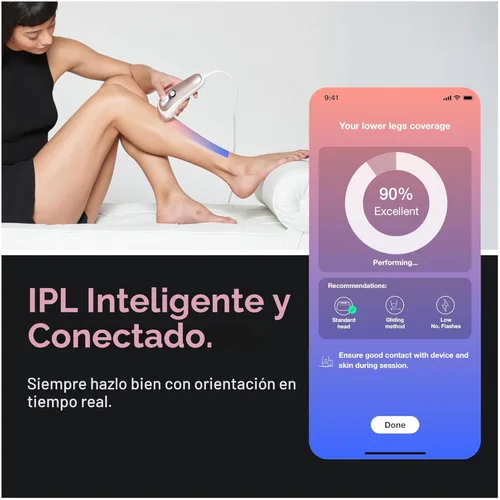 Miniatura 3 de Braun Smart IPL, Skin i·Expert Pro 7, el mejor dispositivo de depilación de VOGUE, depilación IPL para mujeres y hombres, reducción permanente