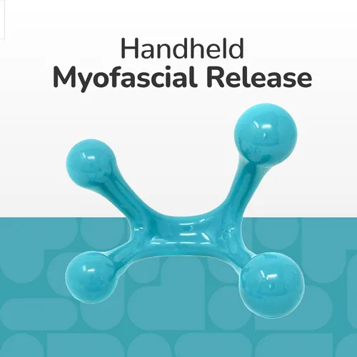 Miniatura 4 de BioSwiss Masajeador Manual de Cuerpo Completo Portátil, Herramienta de Masaje de 4 Patas de Punto de Presión para Espalda, Cuello y Hombro