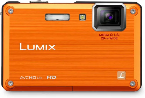 Miniatura 2 de Panasonic Lumix DMC-TS1 Cámara digital de 12MP con zoom estabilizado de imagen óptica MEGA gran angular de 4.6x y LCD de 2.7 pulgadas (naranja)