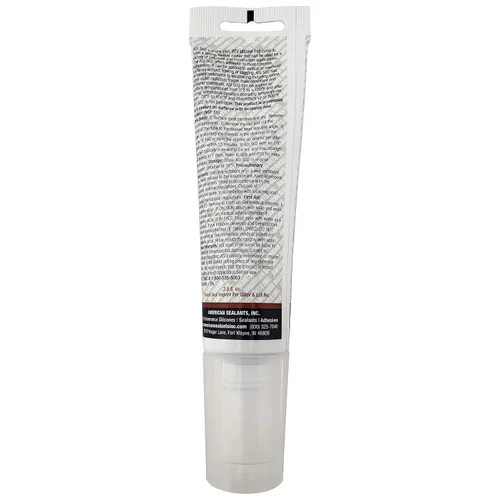 Miniatura 2 de Sellador de silicona 100% RTV - Tubo exprimible de 2.8 oz - Transparente