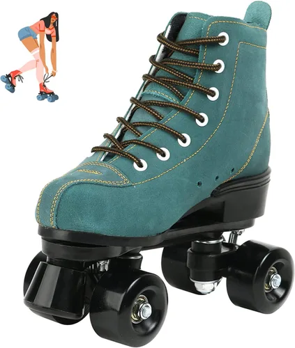 jessie Patines de ruedas para mujer, de doble fila, para exteriores e interiores, patines ajustables para mujeres, hombres, niños y niñas