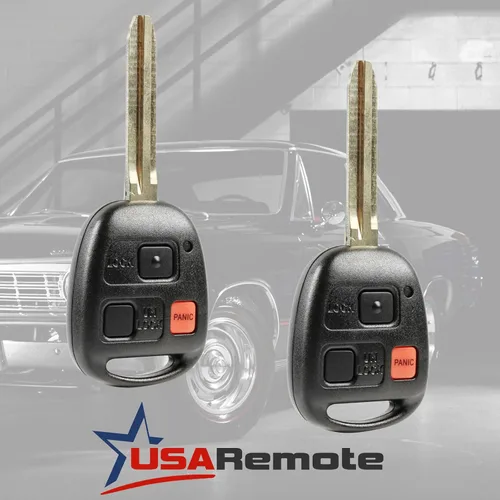Miniatura 2 de Llavero compatible con Toyota FJ Cruiser 2010, 2011, 2012, 2013, 2014, Toyota FJ Cruiser (HYQ12BBT G-Chip), juego de 2