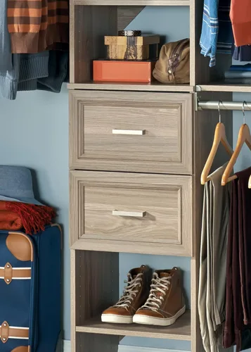 Miniatura 3 de Cubículo ClosetMaid SuiteSymphony de 25 x 6 pulgadas Gris natural