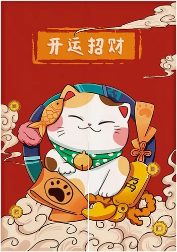 Miniatura 12 de Cortina japonesa Noren para puerta, tapiz Maneki Neko Lucky Cat para puerta, divisor de habitación, cocina, decoración del hogar, 29 x 35 pulgadas