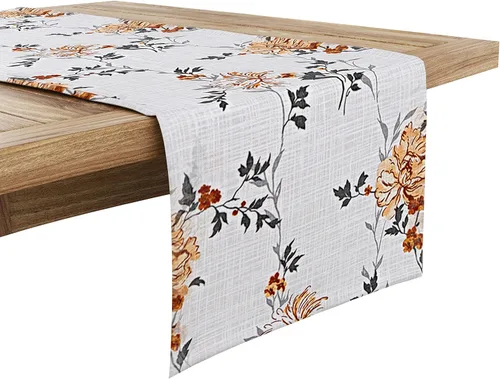 Miniatura 17 de Ruvanti Camino de mesa de lino de 36 pulgadas, dobladillo clásico, lavable, reutilizable, antideslizante, resistente a las manchas, perfecto