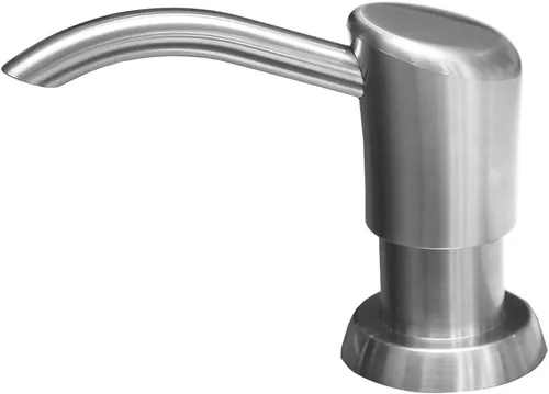 Miniatura 9 de Dispensador de jabón para fregadero de cocina, dispensador de jabón negro integrado, bomba de jabón de acero inoxidable con tubo de extensión de 40
