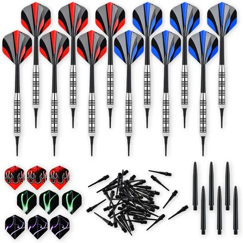Steel Tip Darts Set 18 Grams15 Pack Steel Barrels