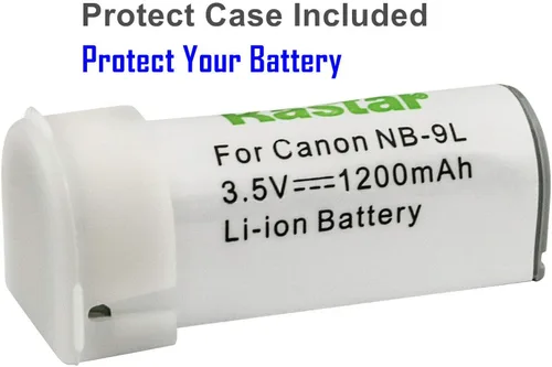 Miniatura 2 de Kastar Paquete de 1 batería NB-9L de 3.5 V 1200 mAh de repuesto para Canon PowerShot N, PowerShot N2, Powershot ELPH 510 HS, Powershot ELPH 520 HS