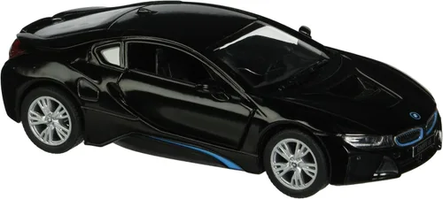 Miniatura 5 de KiNSMART - BMW i8 escala 1:36 de 5 pulgadas, modelo de metal fundido a presión Super Car con acción de retroceso (4 juegos)