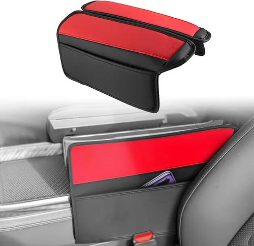 Miniatura 7 de Funda para reposabrazos para Nissan Rogue 2014-2020 y Nissan Rogue Sport 2017-2022 antiarañazos de cuero central para consola central y reposabrazos