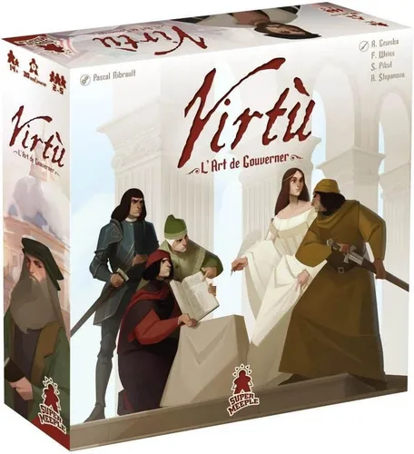 Virtù - Juego de mesa con temática renacentista italiana, juego de estrategia profunda para adultos y adolescentes a partir de 14 años, 2 a 5