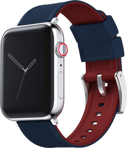 Miniatura 13 de Barton Watch Bands - Extensibles de silicona Elite para reloj - Accesorios y adaptadores negros con deposición física de vapor, de liberación