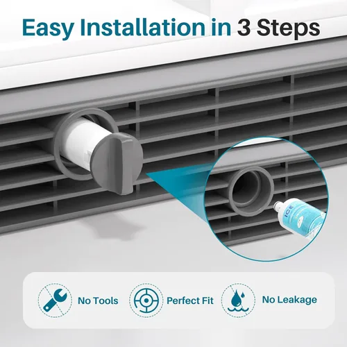 Miniatura 8 de ICEPURE Alkaline 4396508 Filtro de agua para refrigerador de reemplazo para EDR5RXD1, EveryDrop Filtro 5, Whirlpool 4396510, 4392857, 4396547, 9085