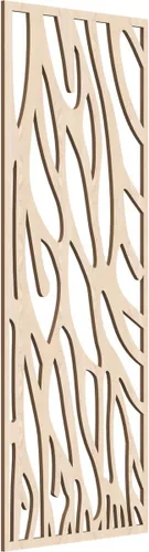 Miniatura 56 de 9 3/8"W x 24 3/8"H x 1/4"T Bristol Decorativos Paneles de Pared de Madera Calado, Cereza