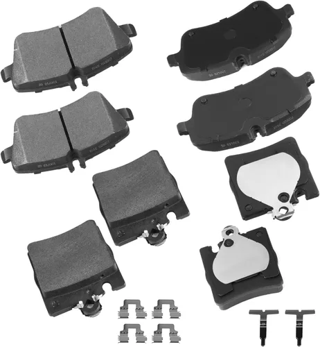 Miniatura 15 de Pastillas de freno de cerámica delanteras traseras 8 piezas para Mercedes-Benz CLK3/CLK430, 98-99 para Mercedes-Benz E300, 98-02 04 05