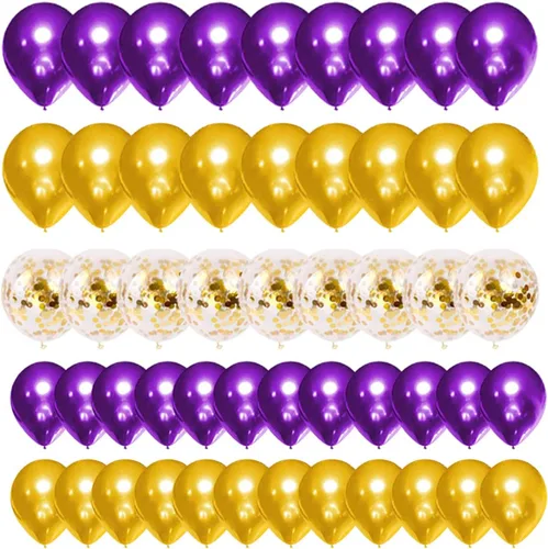 Miniatura 14 de Juego de globos de confeti azul rey, negro y plateado, arco de globos de confeti azul, negro y plateado para decoración de cumpleaños de bebé jefe