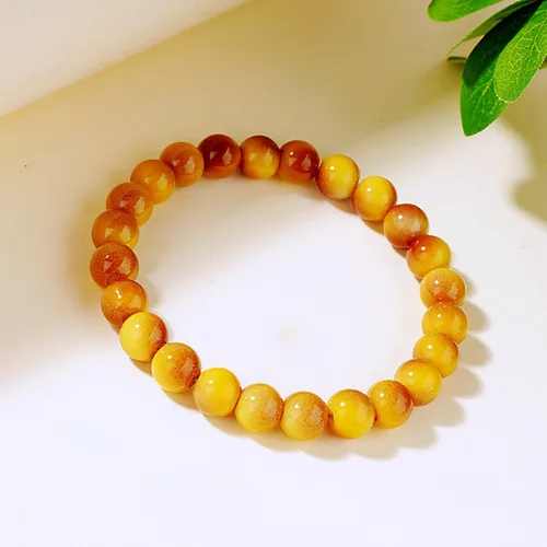 Miniatura 28 de Pulseras de triple protección con piedra de ojo de tigre de obsidiana negra con hematita para hombres y mujeres, pulsera de piedra curativa