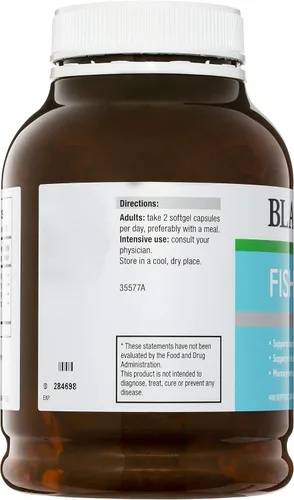 Miniatura 2 de Blackmores Aceite de Pescado 1000 400 Cápsulas